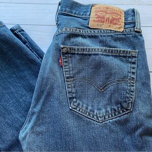 Men’s LEVI’S 505 Red Tab Straight Leg Jeans 31x30